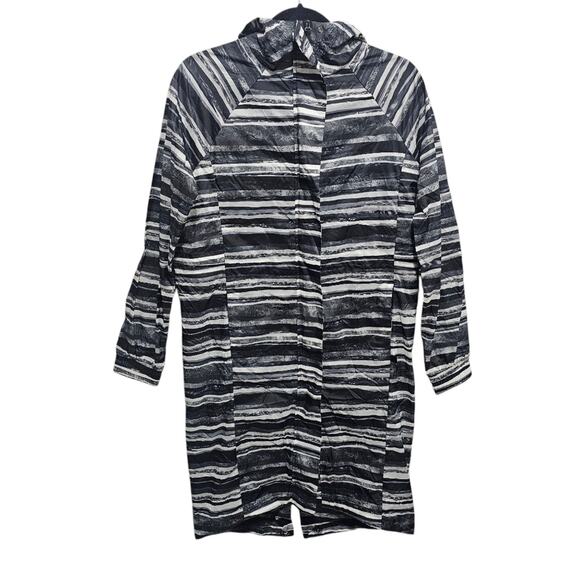 Lululemon Lab Women’s Assemblage Shell 2 in 1 Jacket LW4AXPS CACO Black White 4 - Picture 1 of 8